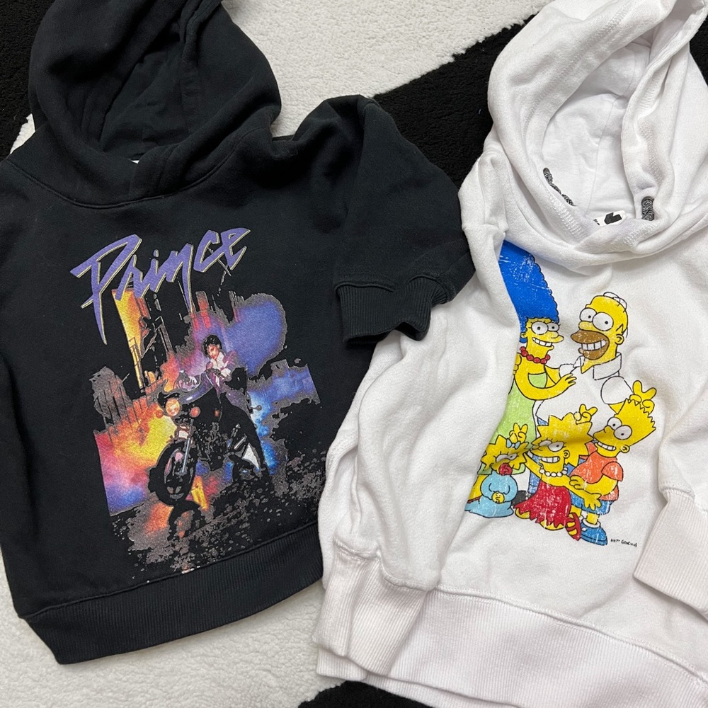 Cotton On Sweatshirt Bundle Prince & Simpsons 2Y